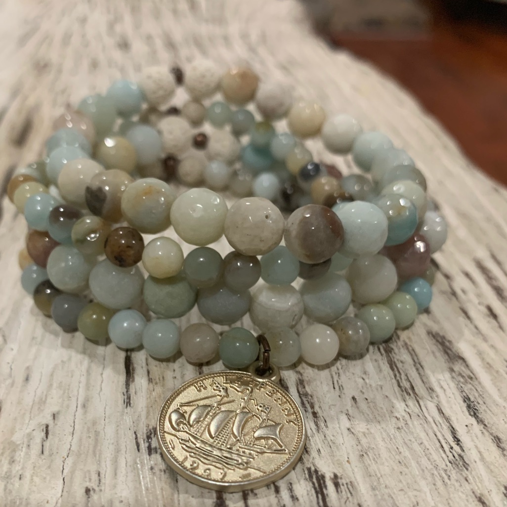Amazonite Stackable Bracelet Set